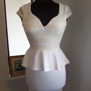 LOVE CULTURE Size S White Spandex Mini DRESS